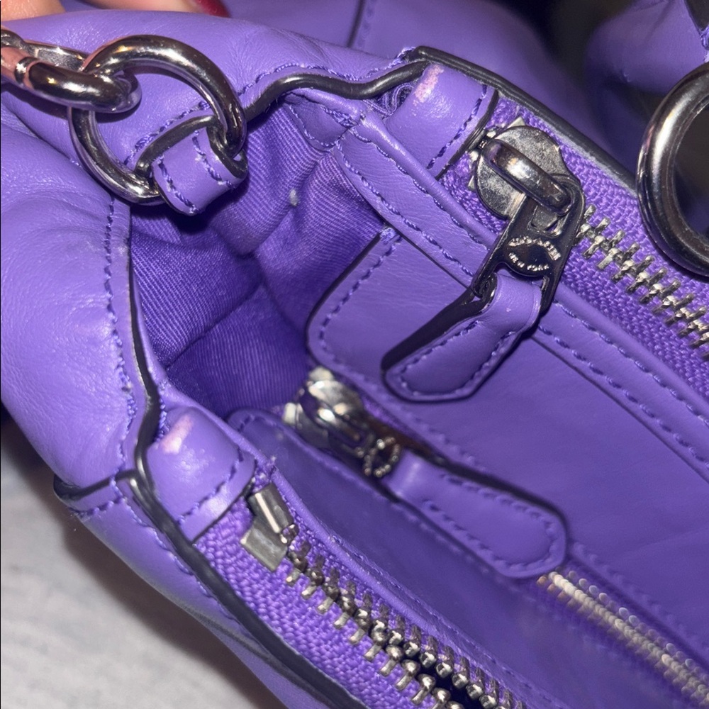 Coach Vibrant Purple Satchel Bag - Picture 16 of 16